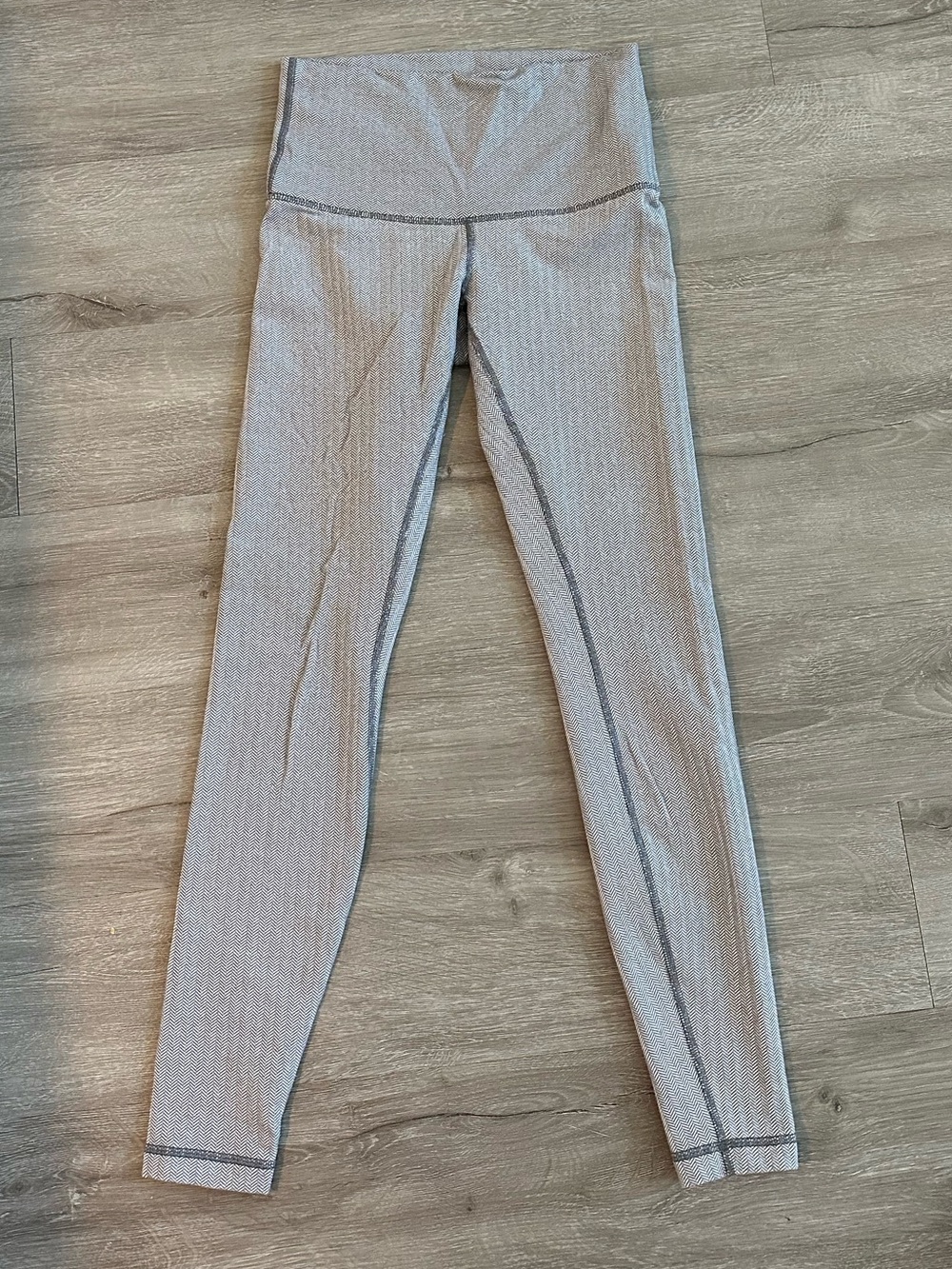 lululemon athletica Gray Herringbone Leggings